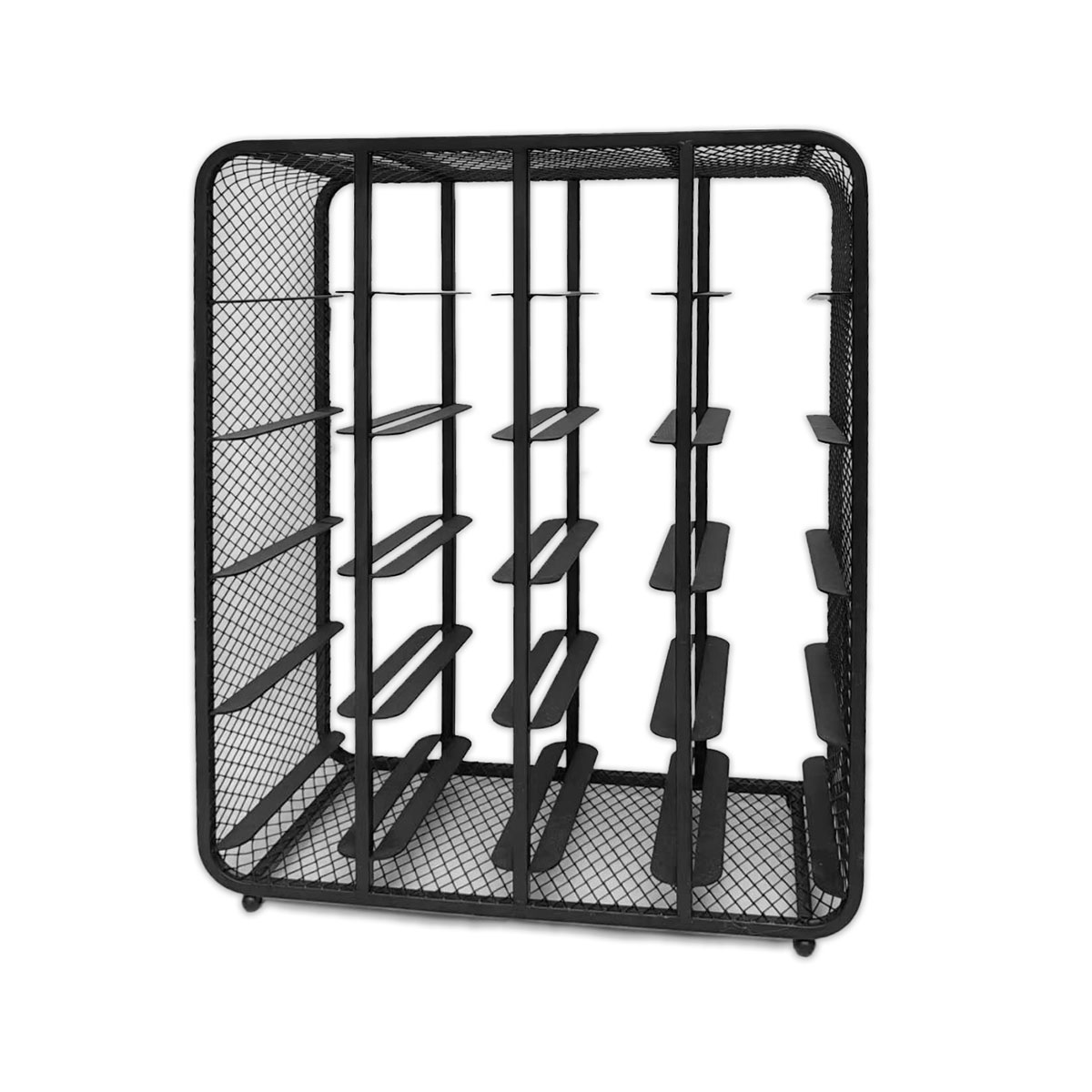 Garrafeira para 20 garrafas preto 40cm