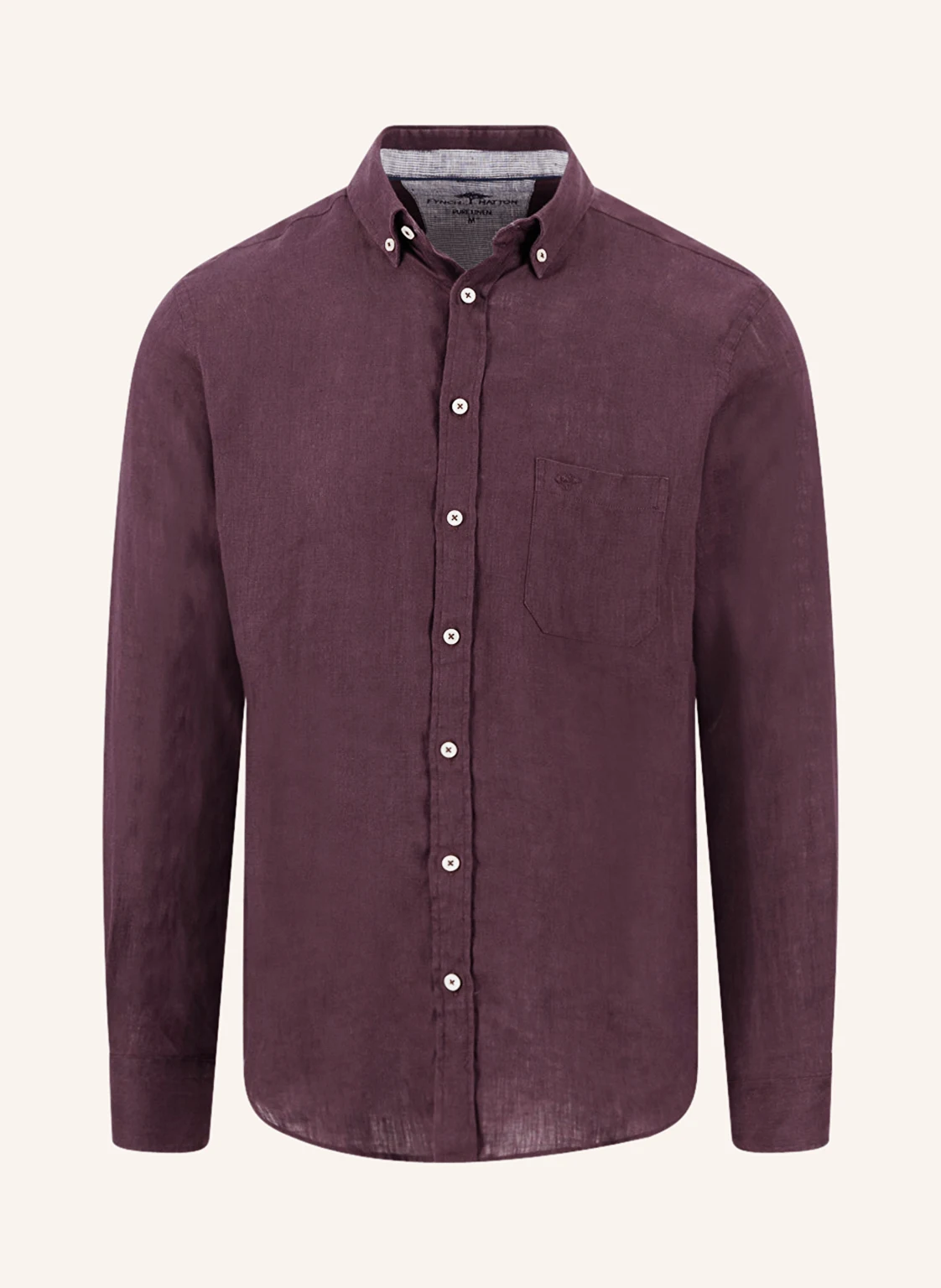 FYNCH-HATTON Leinenhemd Comfort Fit