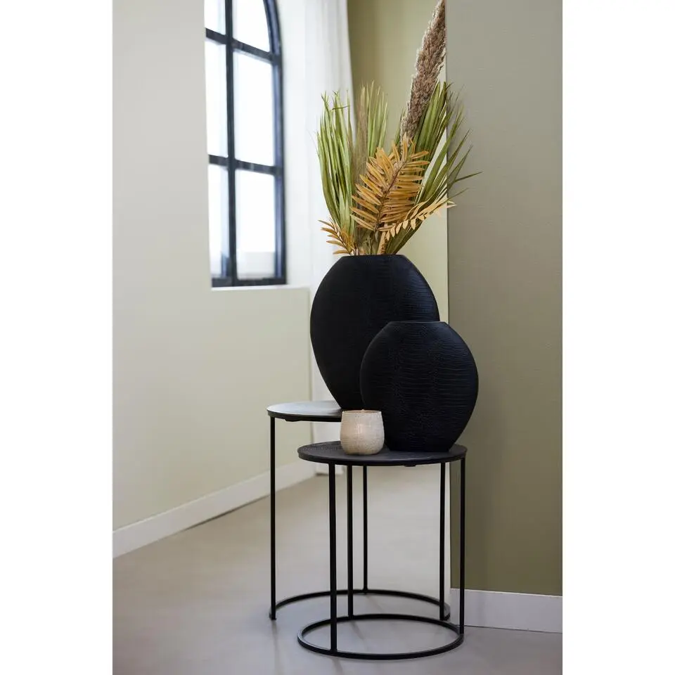 Vaas Skeld - Zwart - 39x11x40cm