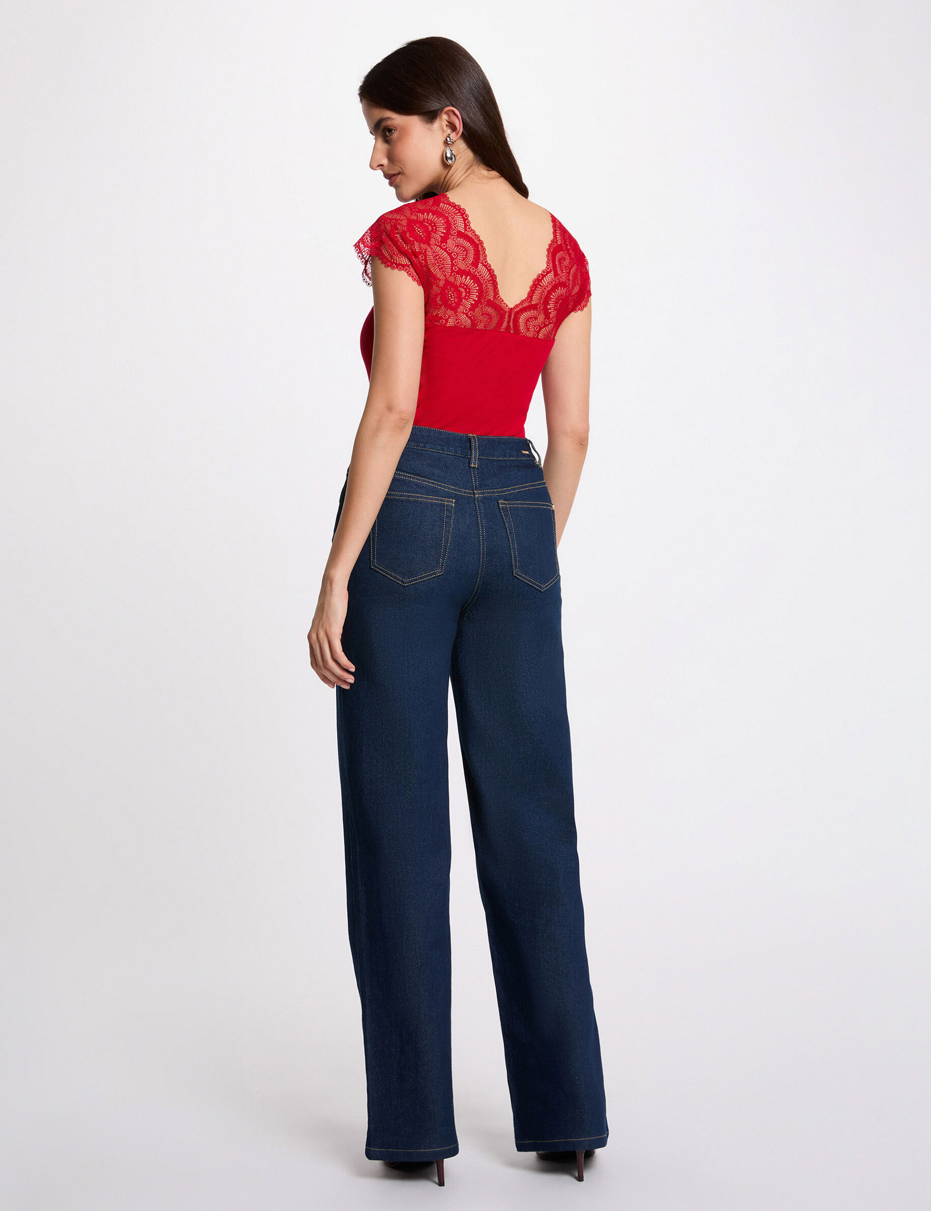 Short-Sleeved T-Shirt Red Women