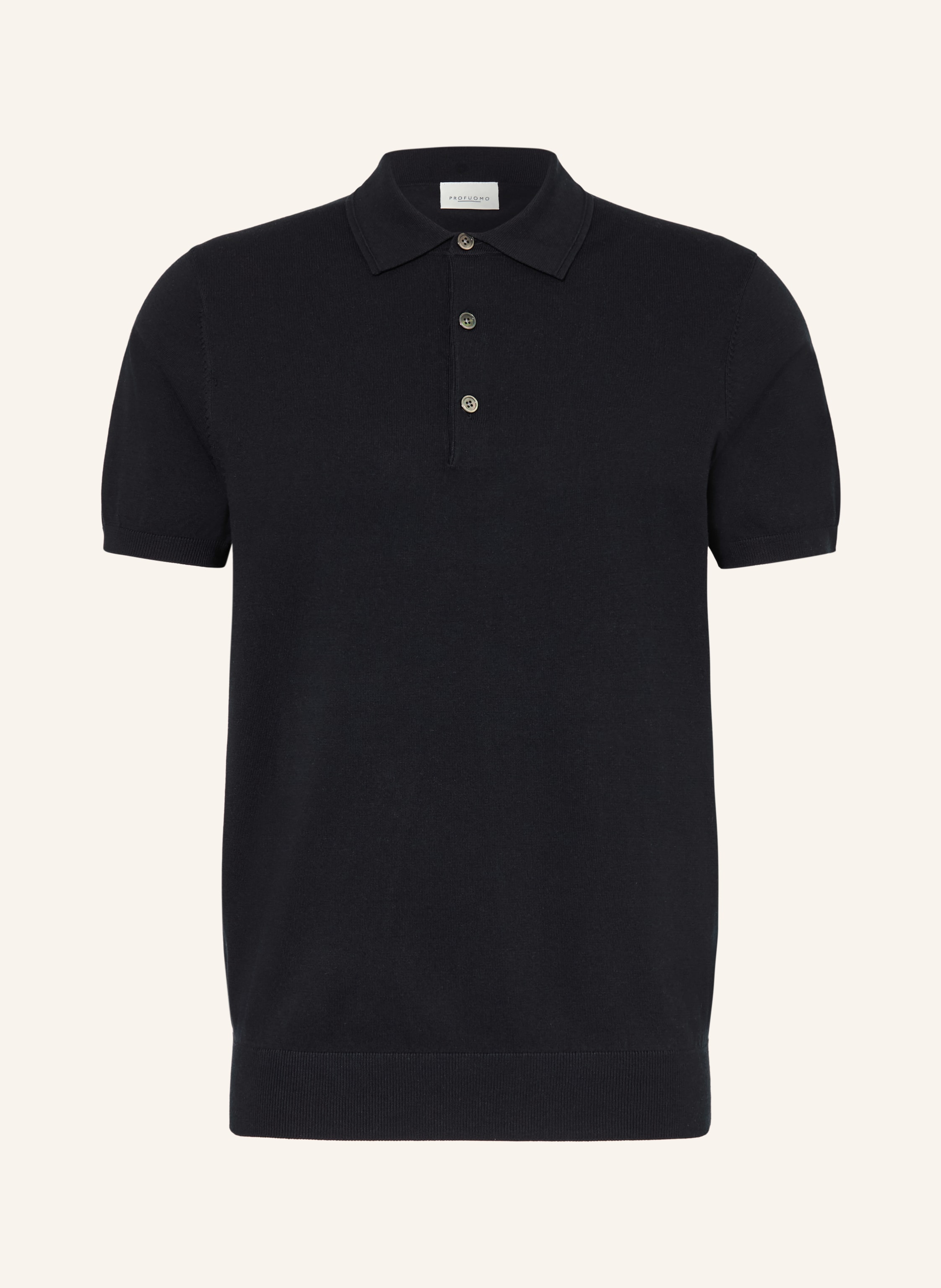 PROFUOMO Strick-Poloshirt