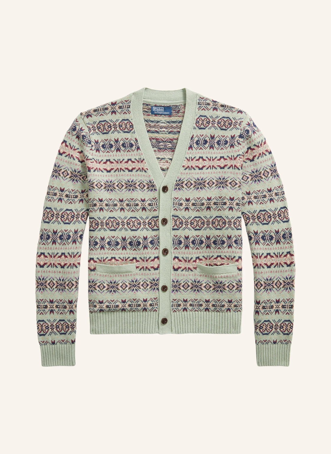 POLO RALPH LAUREN Strickjacke mit Leinen