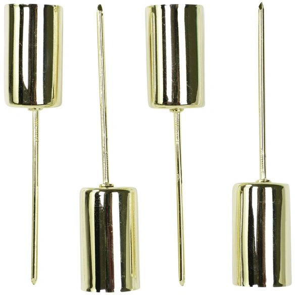 Kerzenhalter, Höhe: 11 cm, Metall, 4 Stück