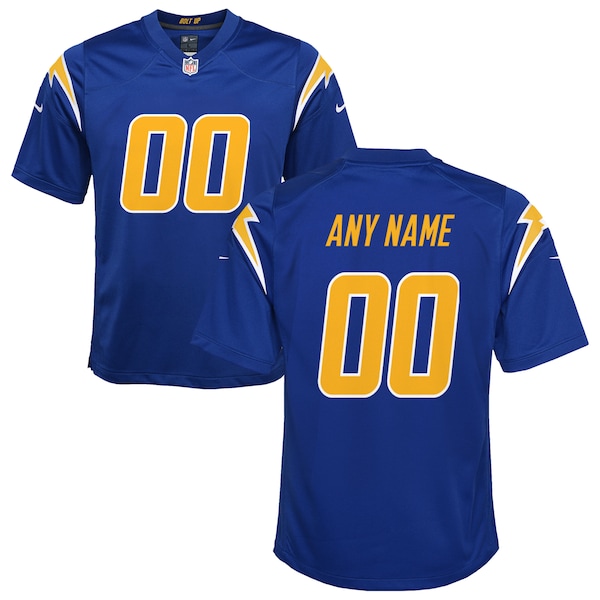 Los Angeles Chargers Nike Youth Alternate Custom Game Jersey - Royal/Blue