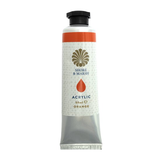 Shore & Marsh Orange Acrylic Paint 59ml