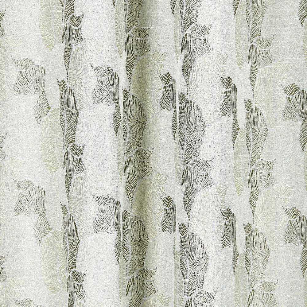 Rideau polyester 140x240cm jacquard feuilles