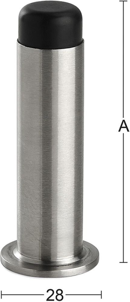 DØRSTOPPER HABO 2890 RUSTFRI 75MM