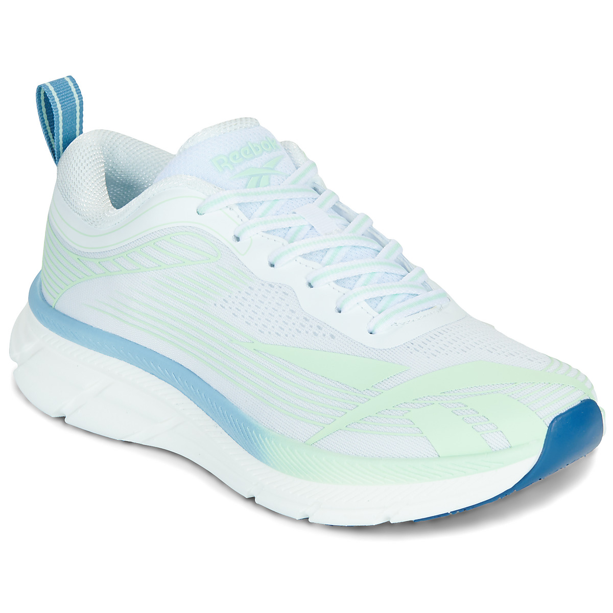 Reebok Sport - REEBOK ROAD STRIDER - White / Blue / Green