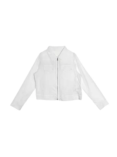Semi-Sheer Flocked Jacket - 26SRJ018D
