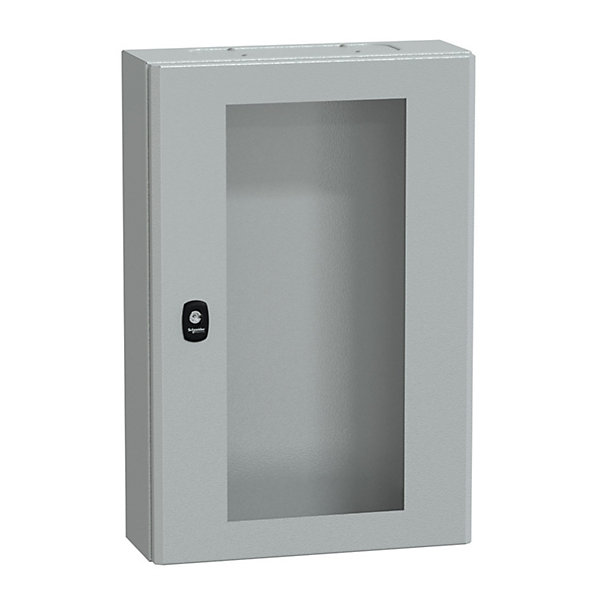 Nsys3dm6415t Coffret Métallique étanche Ip66 - 600x400x150 - Porte Vitrée - Spacial S3d - Schneider Electric
