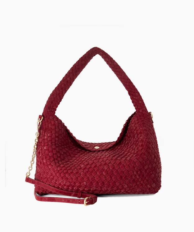 Deliberate L Berry - Woven Shoulder Bag
