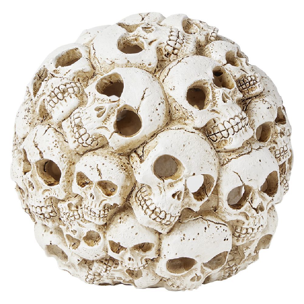 Décoration Halloween boule squelette LED