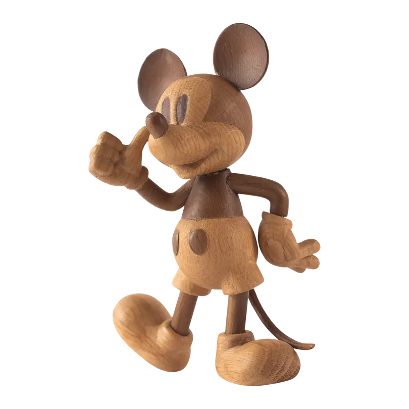 Holzfigur Mickey-Mouse