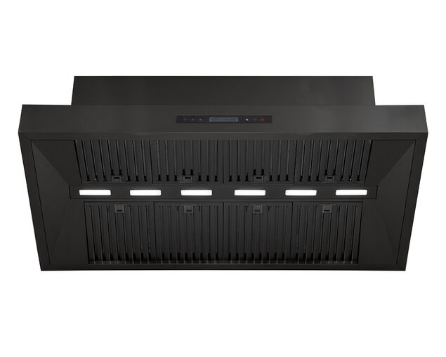 Excelsior Black Wall Mounted BBQ Rangehood - 1480 x 800mm