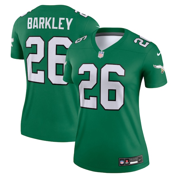 Saquon Barkley Philadelphia Eagles Nike Women's  Legend Player Performance Top -  Kelly Green