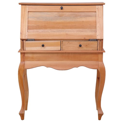 NNEVL Secretary Desk 78x42x103 cm Solid Mahogany Wood