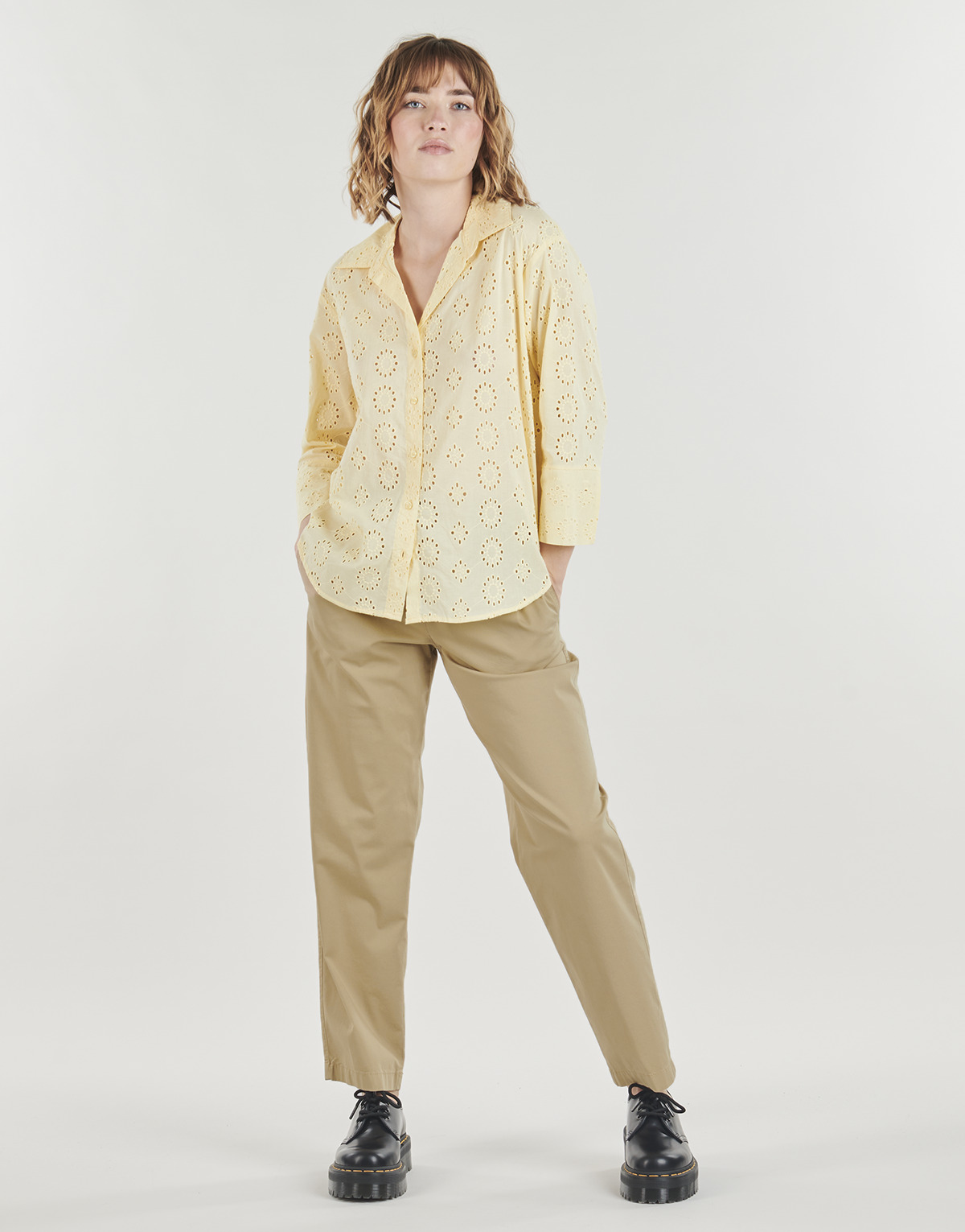 Tommy Hilfiger - CO GMD SLIM STRAIGHT CHINO - Beige