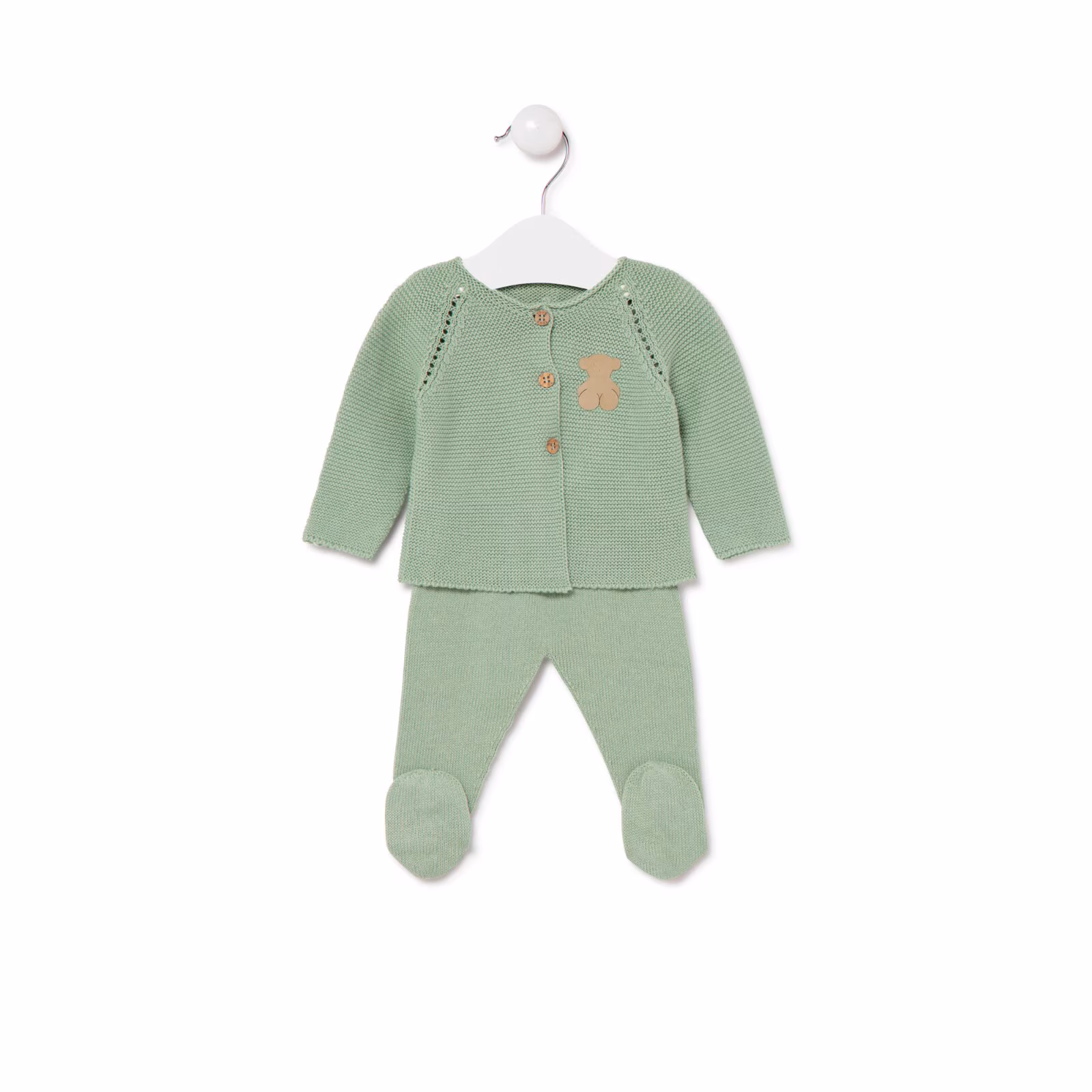 Conjunto de punto de bebé Tricot bruma