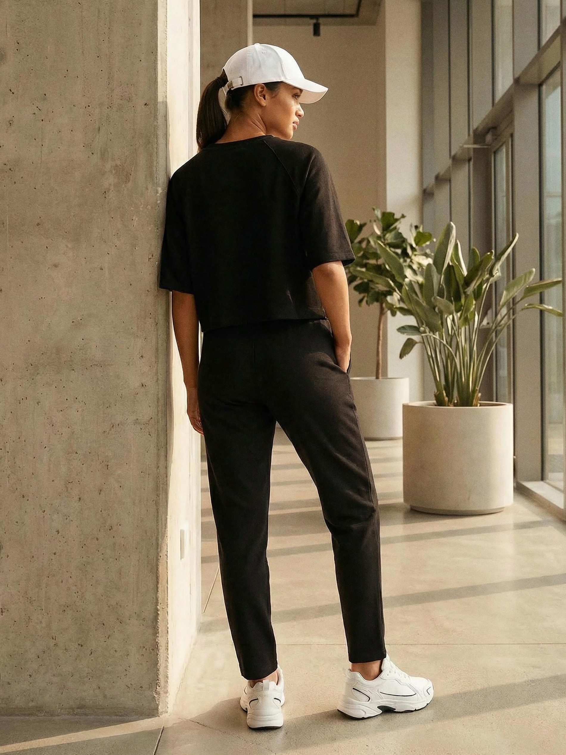 Bluza comfort soft touch z krótkim rękawem z domieszką wiskozy
