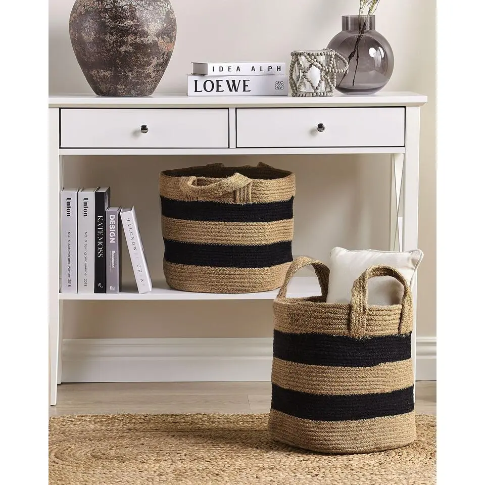 GEREDE - Mand set van 2 - Beige - Jute