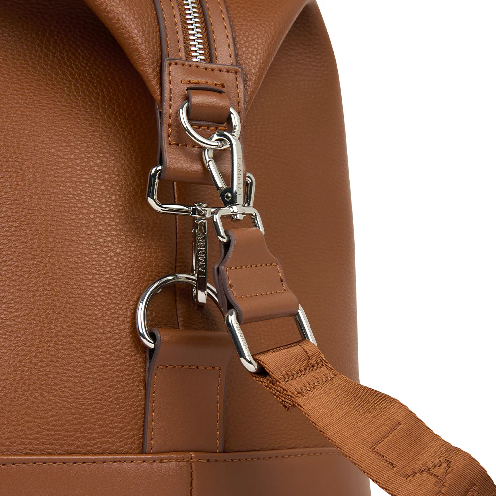 The June - Affogato Vegan Leather Travel Bag