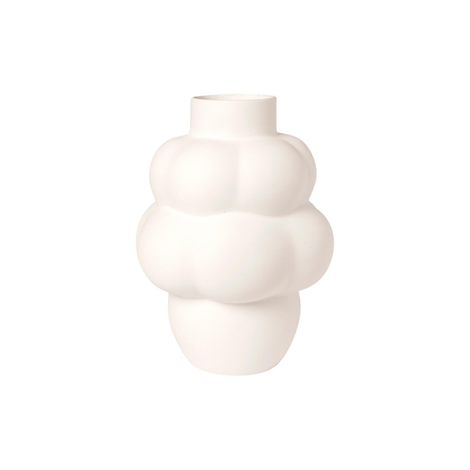 Balloon vase 04 petit, raw white