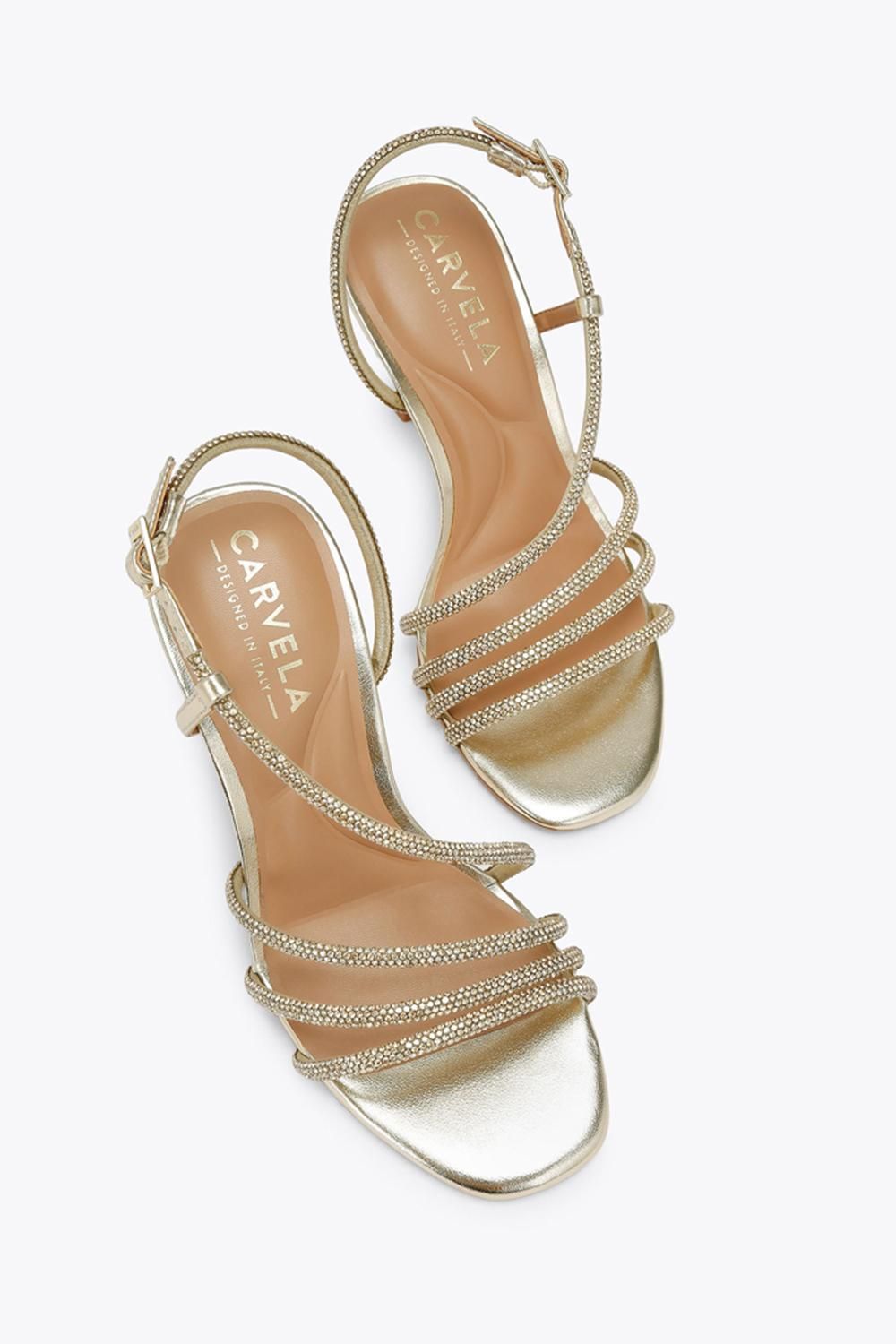 Carvela Paparazza Jewel Wide Fit' Fabric Heels