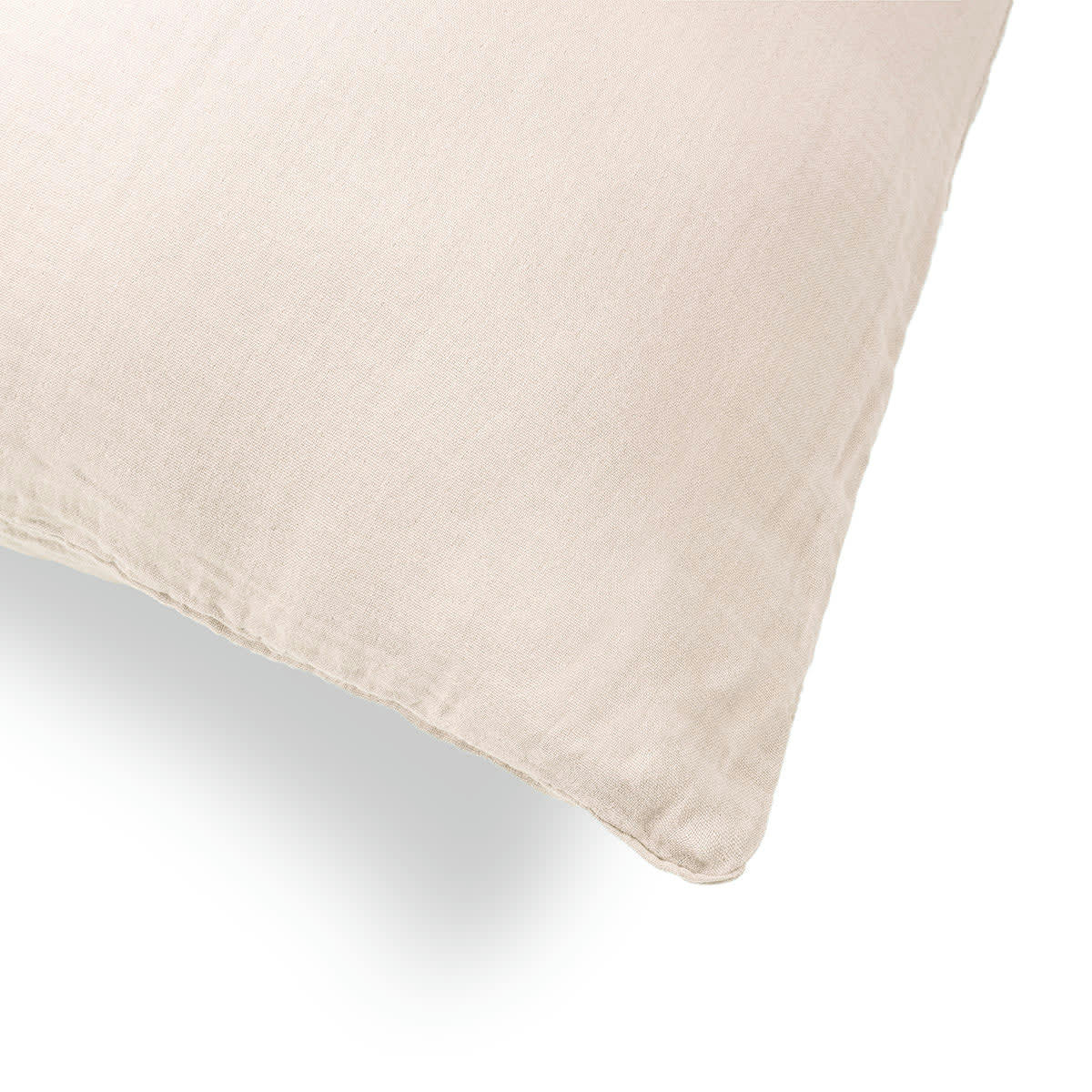 CLARA - Taie d'oreiller (x1) gaze de coton  65x65 rose poudré