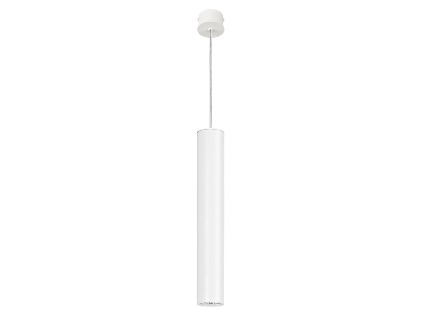 Lampa wisząca Eye White stalowa biała