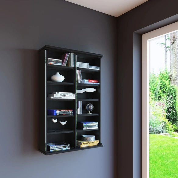 Wandregal »Zuntisa«, BxHxL: 18 x 91,5 x 60 cm, Holzwerkstoff