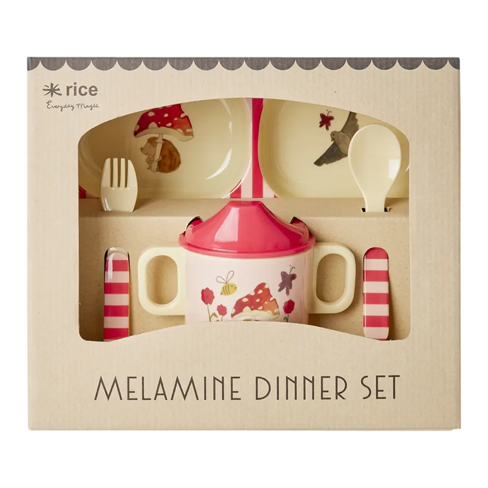 Kinder Geschirr-Set 4-teilig Melamine