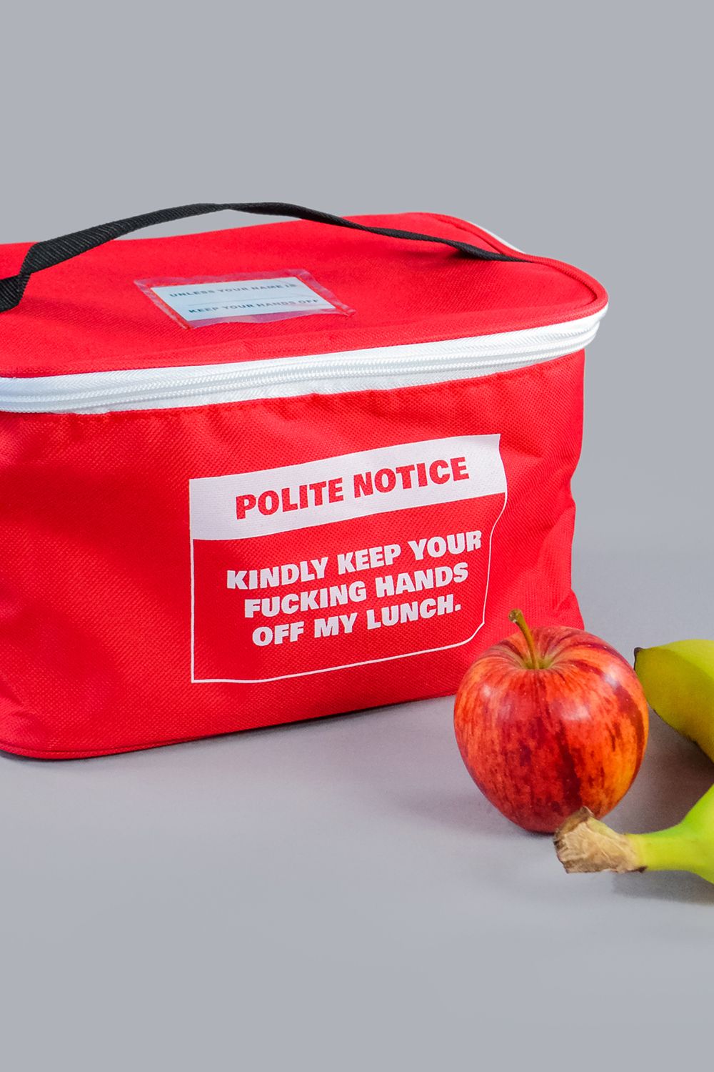 Diabolical Gifts Polite Notice Lunch Bag