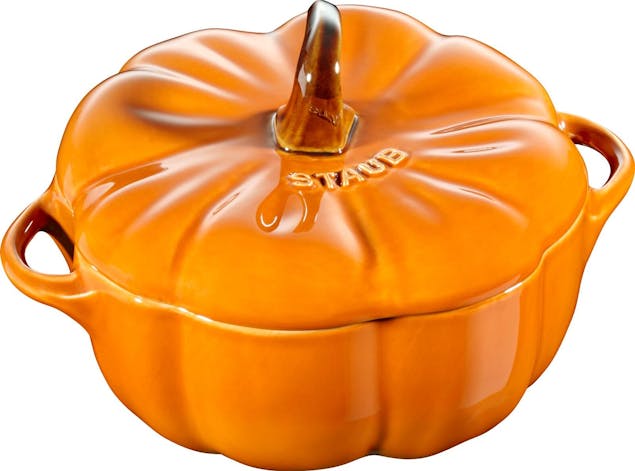 Staub Enamelled Cast Iron Pumpkin Cocotte 0.5L - Set of 4