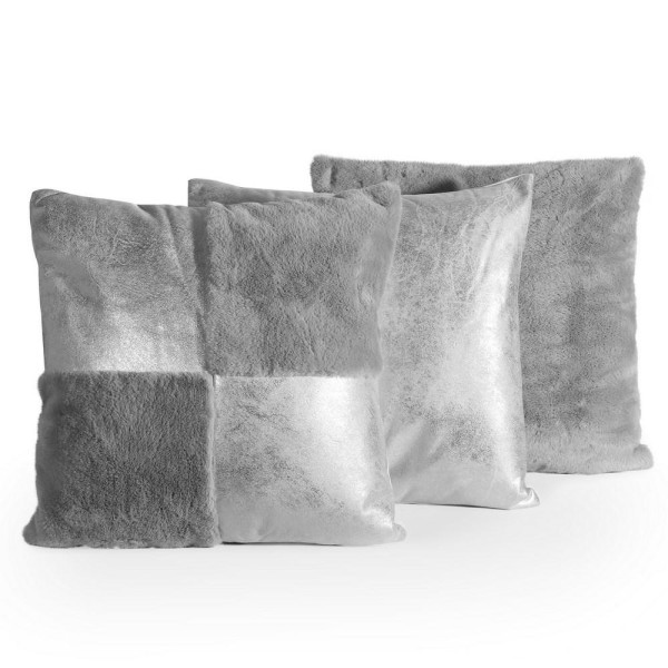 Poszewka 45x45 Vivien 1 srebrna