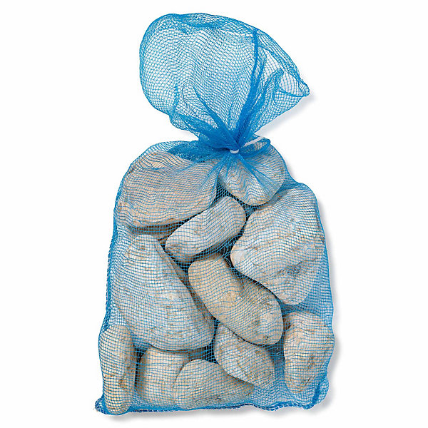 Galet Jaune Giallo Mori 10-15 cm - Filet de 15 kg- RO'MA NATURE