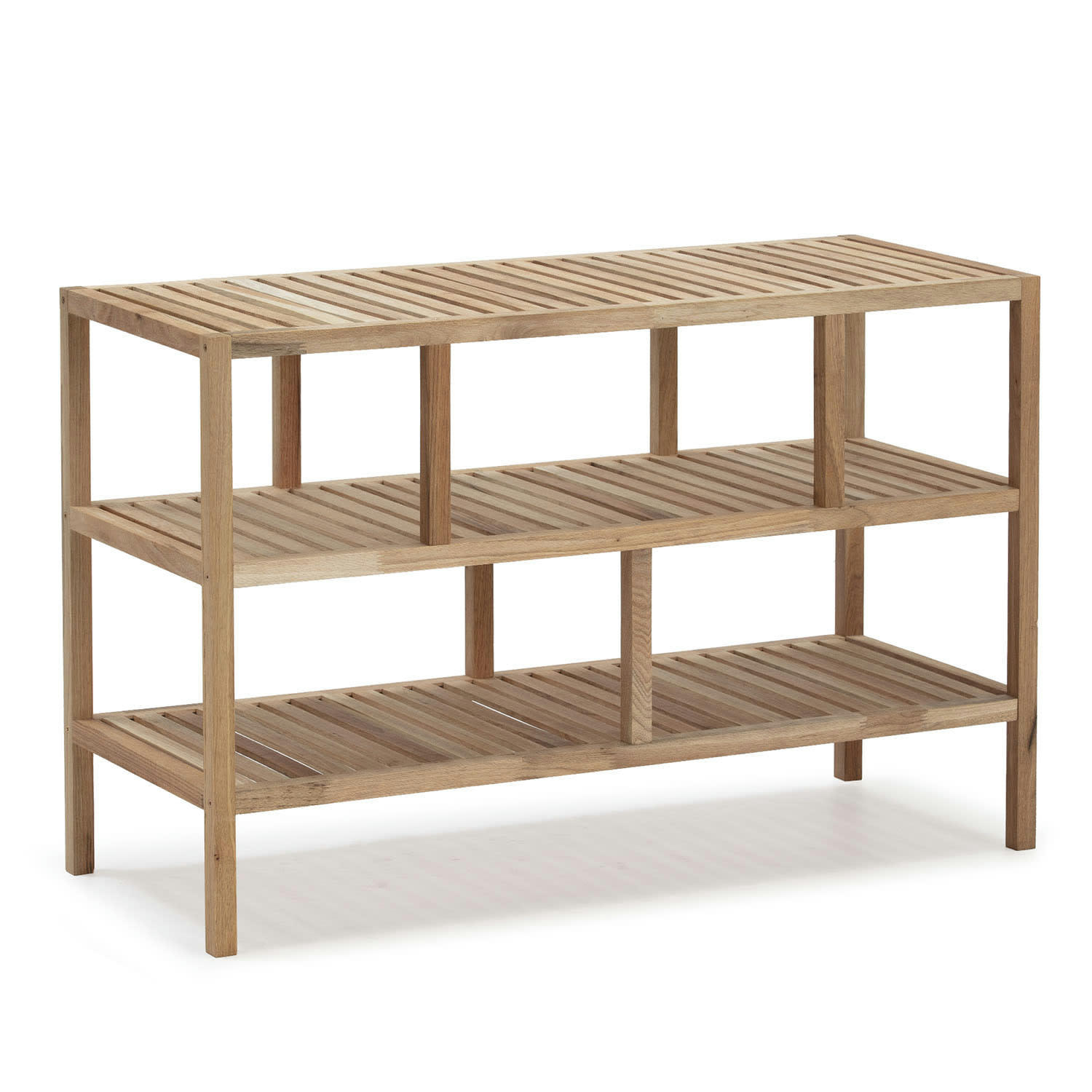 MARAWI - Étagère basse 3 étagères, 100 x 39,5 x 65 cm