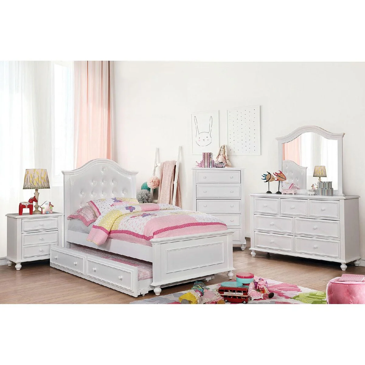 Kaet 7 Drawer Dresser with Mirror