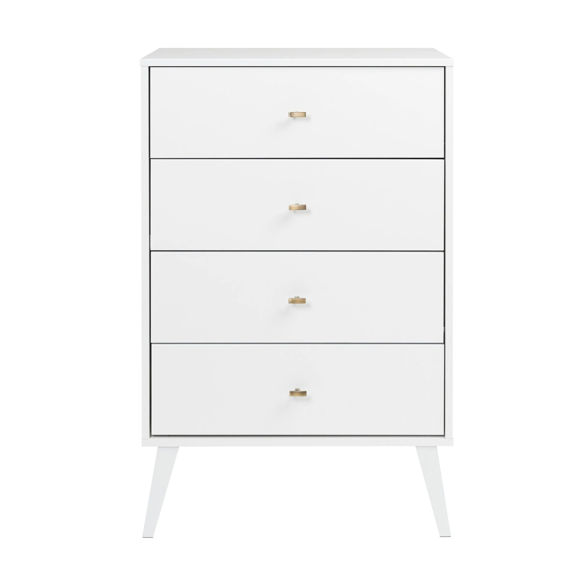 Prepac Milo Mid Century Modern 4-Drawer Chest