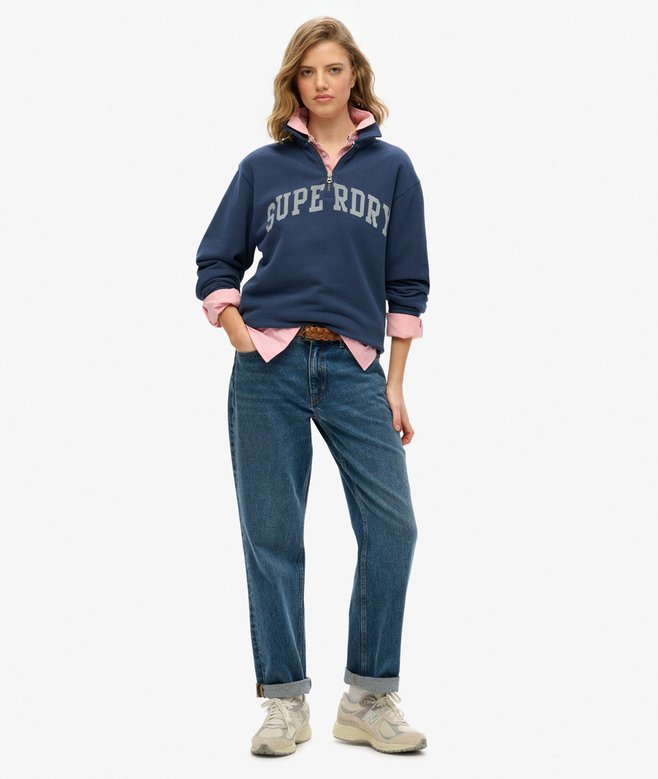 Athletic Essentials Collared Half Zip Sweatshirt