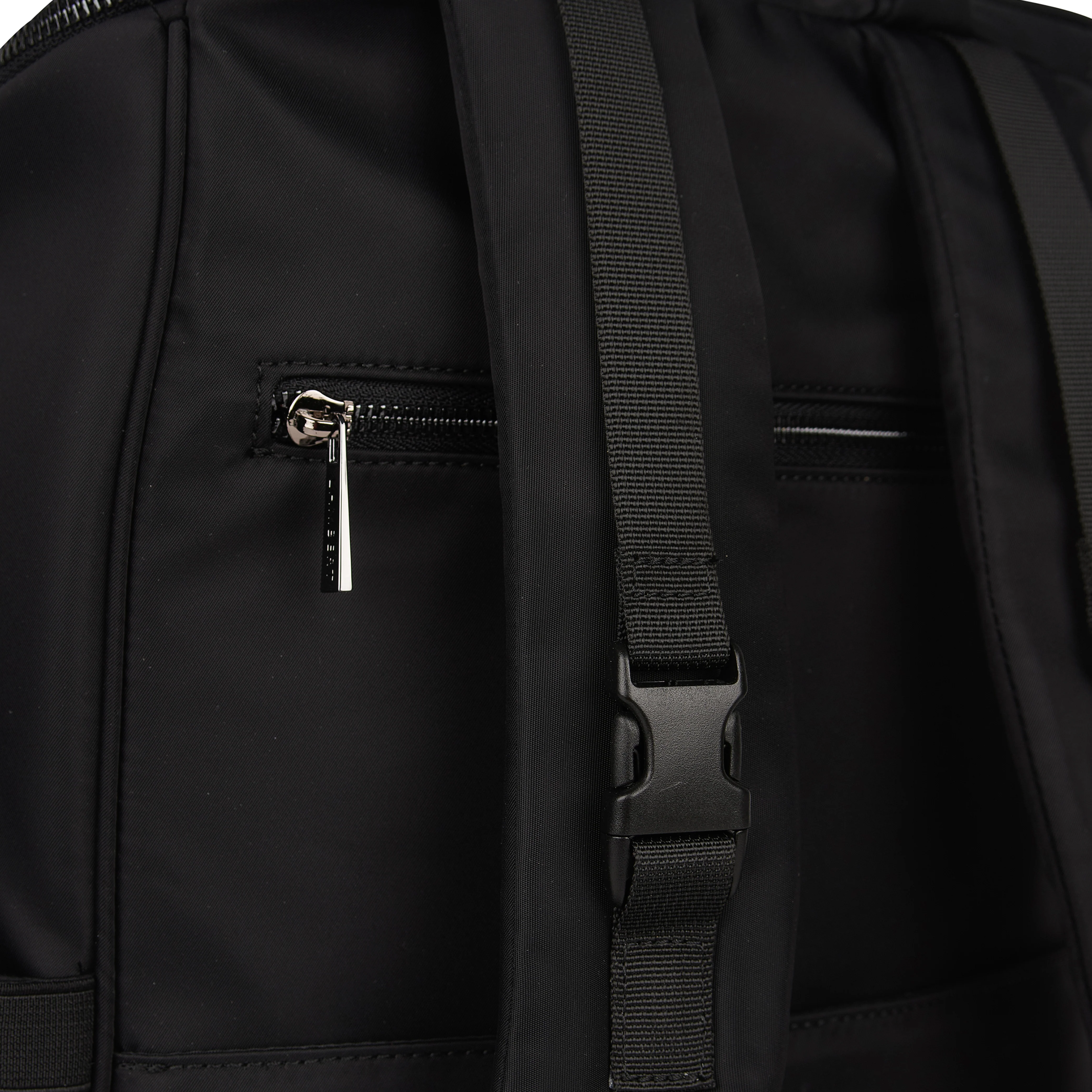 The Anabelle – Black Recycled Nylon Maternity Backpack