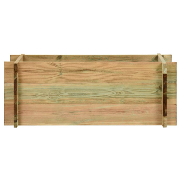 Donica Brąz 80 cm Drewno sosnowe vidaXL