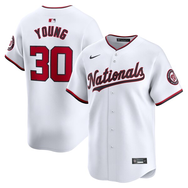Jacob Young Washington Nationals Nike Home Limited Player Jersey - White