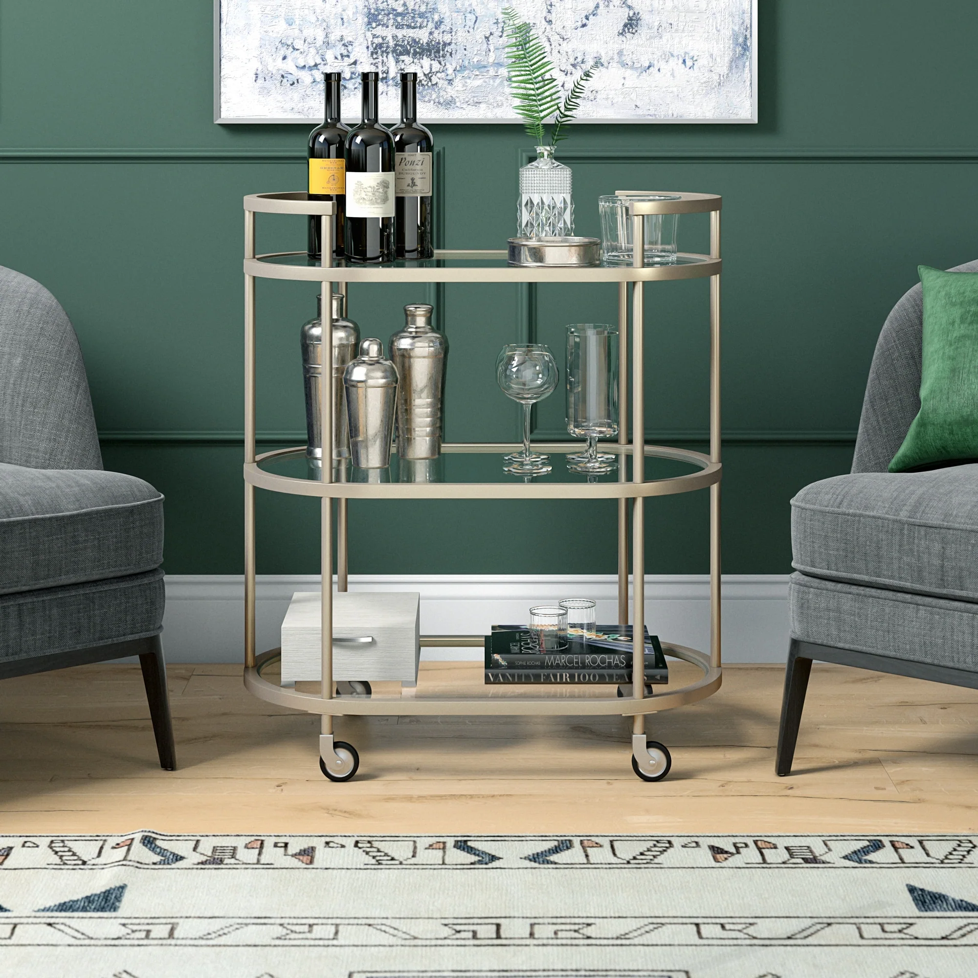 Leif Bar Cart