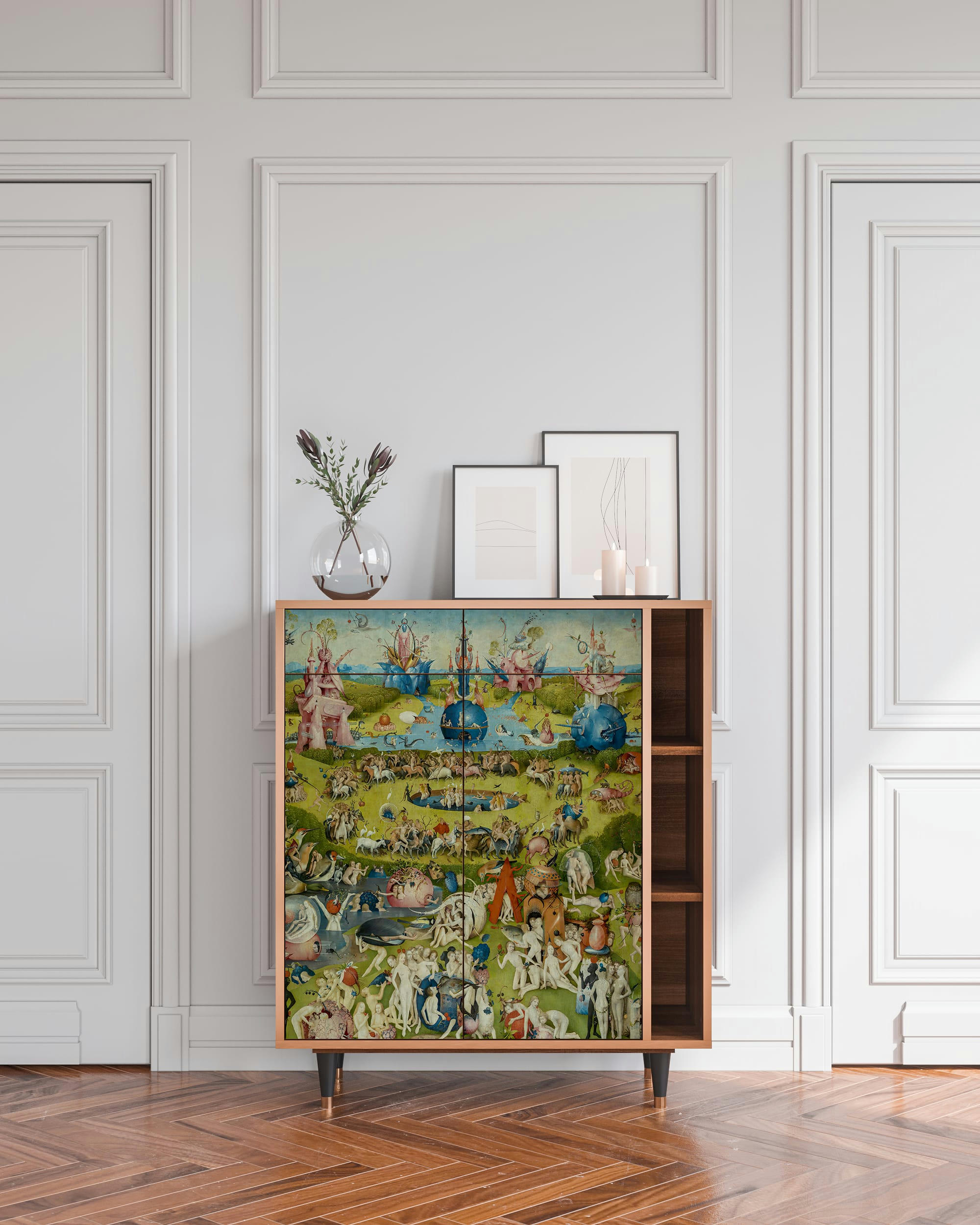 THE GARDEN BY HIERONYMUS BOSCH - Buffet  multicolore 2 tiroirs et 2 portes L 94 cm