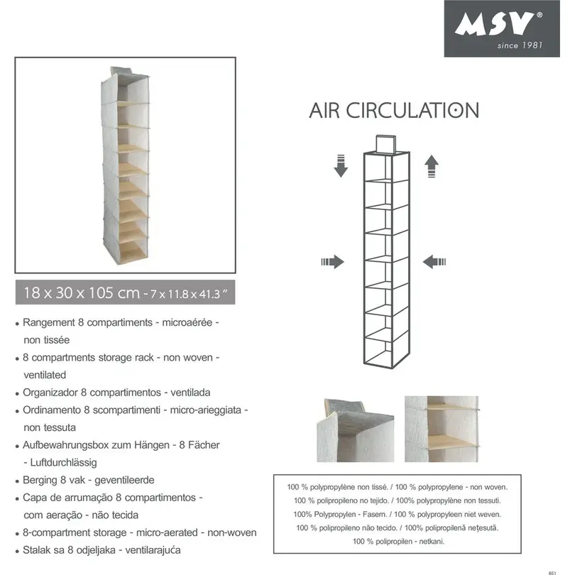Hängeaufbewahrung MSV