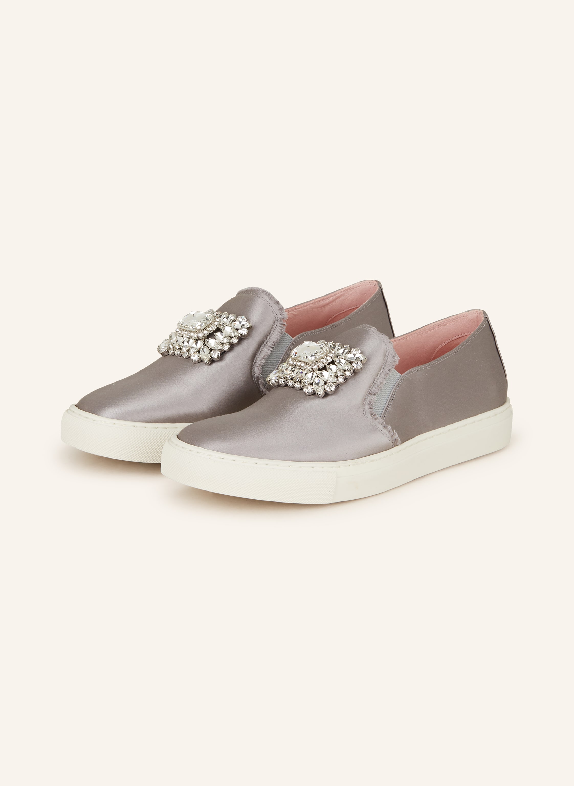 ras Slip-on-Sneaker REINA mit Schmucksteinen