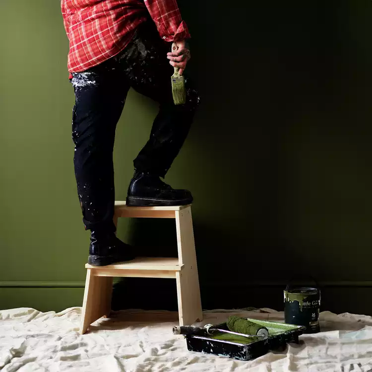 Habitat Seoul Solid Wood Step Stool - Natural