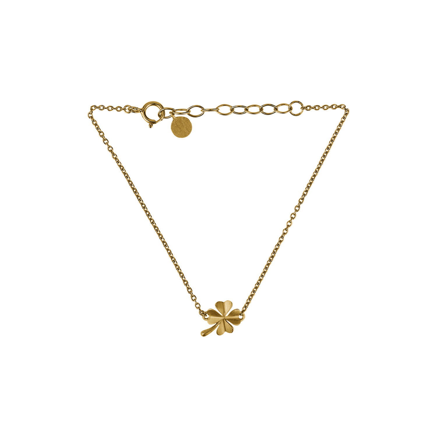 Clover armb&aring;nd, guld