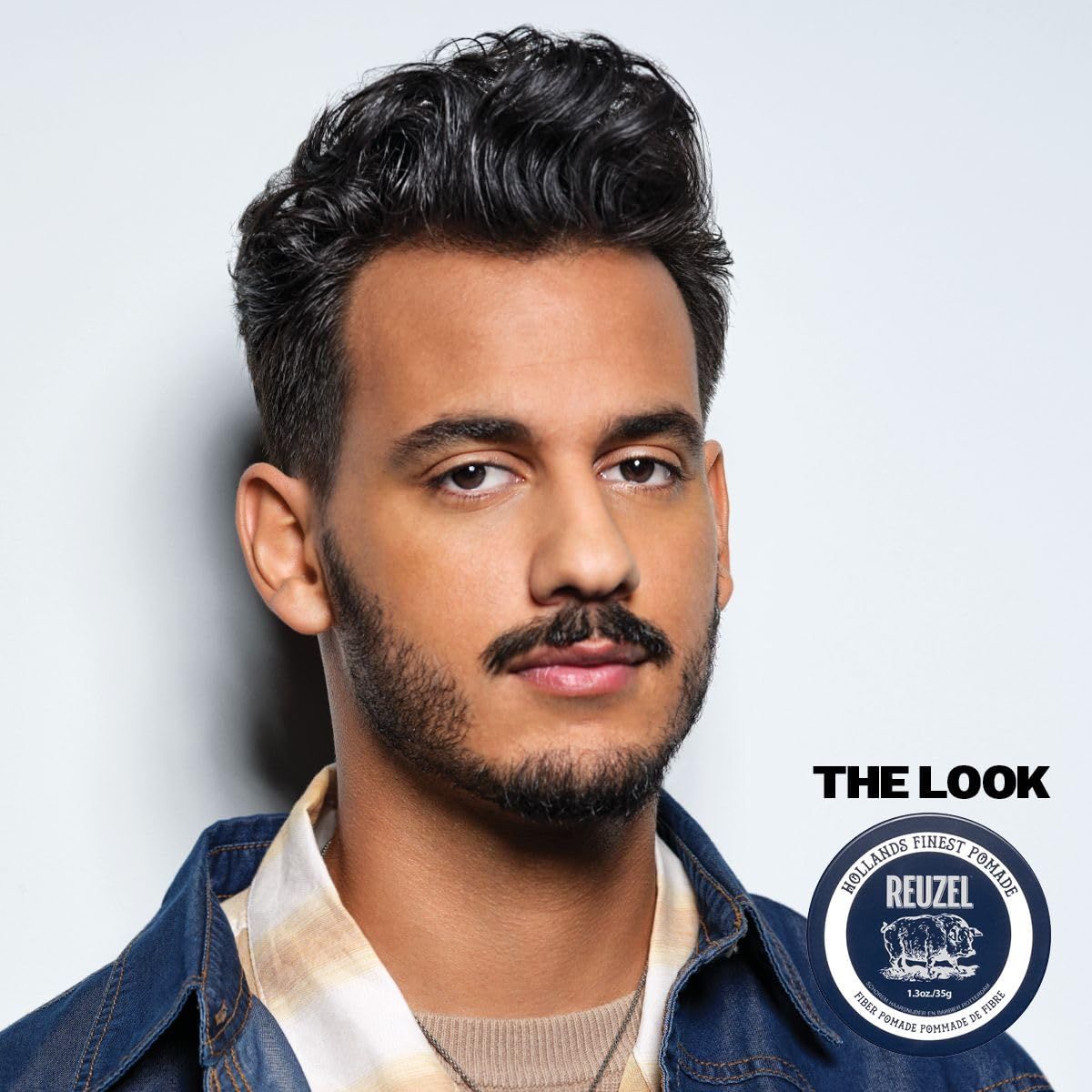 Reuzel Fiber Pomade, Low Shine Firm Holding Texurised Fuller Look, Easy - 95g