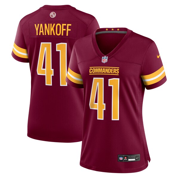 Colson Yankoff Washington Commanders Nike Women's  Game Jersey -  Burgundy